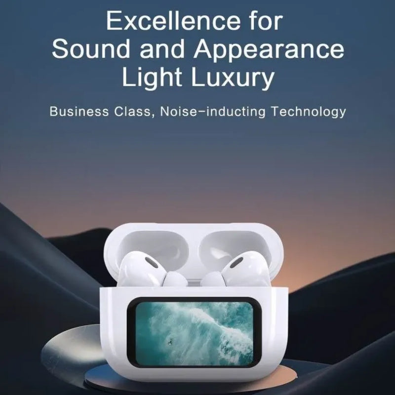 LED Display Wireless Ear Buds with Extra Bass